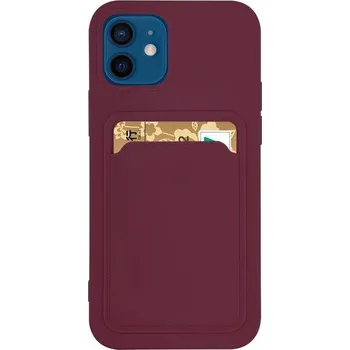 Pouzdro na mobilní telefon Izmael Card Case pro Xiaomi Redmi 9A hnědé