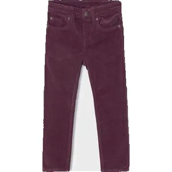 Chlapecké kalhoty dětské manšestráky slim Mayoral 537-24 vínové velikost 128
