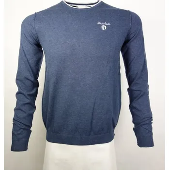 Pánská mikina Fred Mello Maglia Blue Mel Pánský svetr US M FM15S16MG