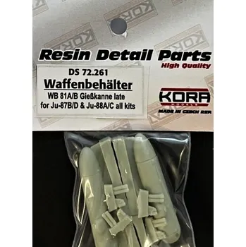 Plastikový model KORA Models 1/72 WB 81A/B Giesskanne late (Ju-87B/D,Ju-88A/C)