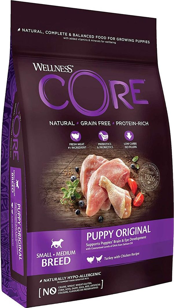 Wellness Pet Food Core Puppy Small/Medium Breed Chicken/Turkey od 499