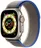 Apple Watch Ultra 49 mm, titan s modrým/šedým trailovým řemínkem M/L