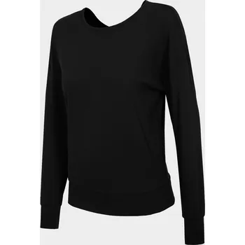 Dámská mikina 4F H4L22-BLD028 DEEP BLACK Dámská mikina US XS