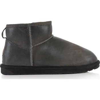 Dámské válenky KOŽENÉ VÁLENKY ANTRACITOVÉ EMU STINGER micro