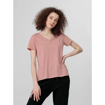 Dámské tričko 4F H4L22-TSD352 LIGHT PINK Dámské tričko US XXL