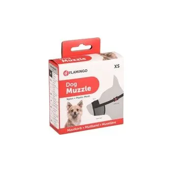 Náhubek pro psa Flamingo fixační náhubek pro psy černý 15-18 /29 - 44 cm