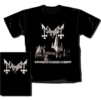 Pánské tričko triko Mayhem - De Mysteriis Dom Sathanas