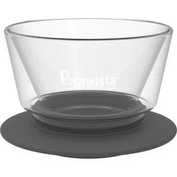 Kávovar Skleněný dripper Brewista Smart Dripper™ Flat Bottom - dvoustěnný