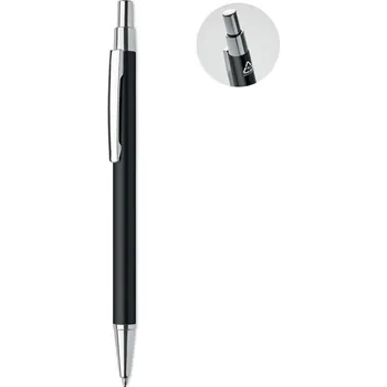 Kuličkové pero z hliníku Dana, černá