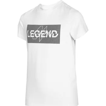 Dívčí tričko 4F HJL22-JTSM005 WHITE Dětské tričko EU 122