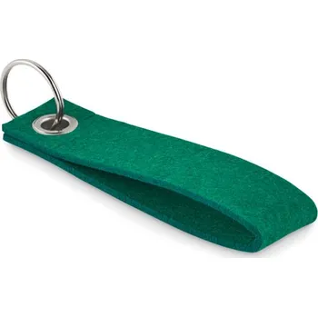 Přívěsek na klíče z plsti RPET Suora, zelená