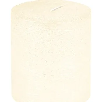 Svíčka Svíčka Rustic Ø 10 x 11 cm bílá