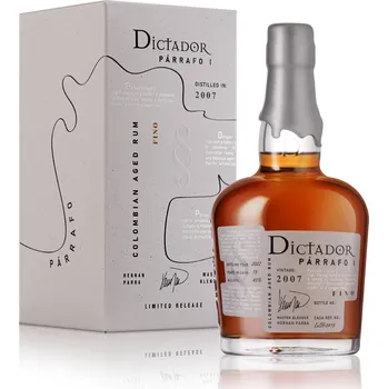 Rum DICTADOR PARAFFO FINO 2007 43% 0,7 L