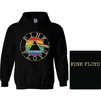 Pánské oblečení mikina s kapucí Pink Floyd - Dark Side Of The Moon Logo