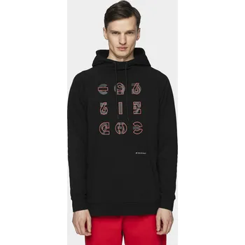 Pánská mikina 4F H4L21-BLM014 DEEP BLACK Pánská mikina US XL