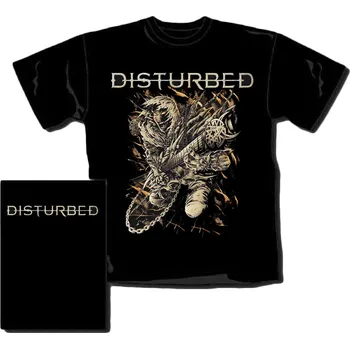 Pánské tričko triko Disturbed - quitar logo