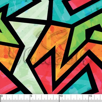 Zakázkový tisk, softshell, kočárkovina... Graffiti skvrnité Látky k tisku: Microfirba