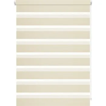 Roleta Roleta Den a Noc ecru 42,5x140 cm