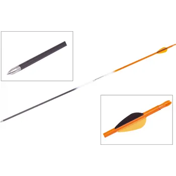 Goodgoods oranžový šíp 32" průměr 6 mm karbon plastové letky 1ks