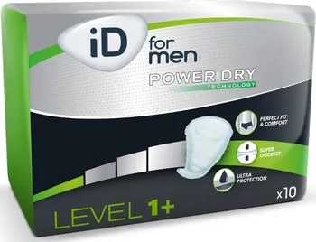 Inkontinenční vložka Ontex iD for men Power Dry Technology Level 1+ 10 ks