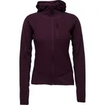 Mikina BLACK DIAMOND Women Coefficient LT Hybrid Hoody Barva: Blackberry, Velikost: L