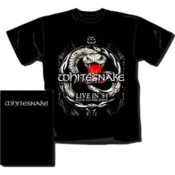 Pánské tričko triko Whitesnake - Live 84