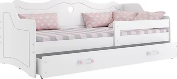 Dětská postel BMS GROUP Julia 80 x 160 cm bílá