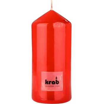 Svíčka Svíčka válec 50x90 mm - červená