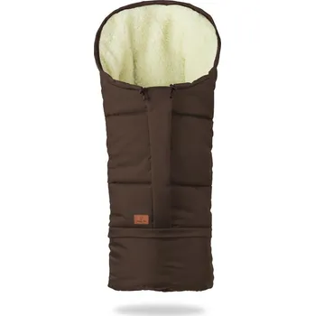 Fusak HappyBee zimní fusak Mumi 3v1 ovčí rouno, hnědá