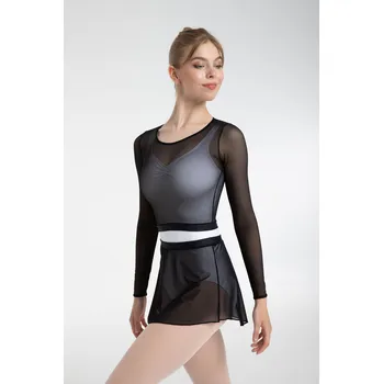 Dámský svetr Intermezzo,AGUSTINA síťovaný top 6587, černá M