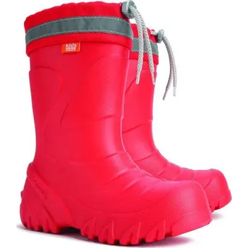 Dívčí holínky Demar MAMMUT S 0300 G Dětské holínky zateplené červené 38-39 0301G_38-39