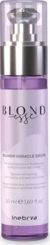 Vlasová regenerace Inebrya Blondesse Blonde Miracle Drops olej na vlasy s kokosem 50 ml
