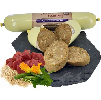 Krmivo pro psa Salám BARFIT superprémium - hovězí s cuketou a rýží 400g