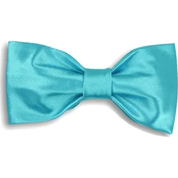 Karnevalový doplněk Motýlek elegán na gumičce, rozměry 10 x 5 cm Tyrkysový