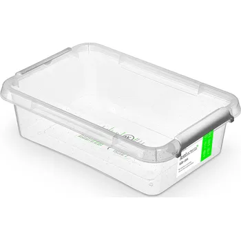 Dóza na potraviny antibakter.box 3,1 l 29x20x8cm,transp.plast