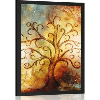 Plakát Dovido Plakát strom života s abstrakcí vesmíru