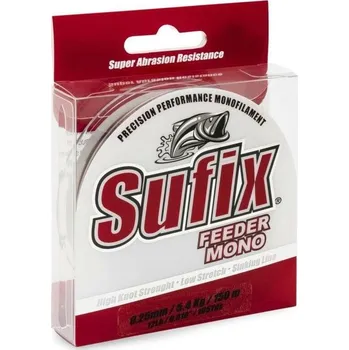 SUFIX Vlasec Feeder Sufix Mono 150M Burgundy (Vínová) 0,25mm/5,4Kg/150m