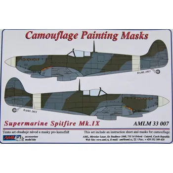 Plastikový model AML 1/32 Camouflage masks Supermarine Spitfire Mk.IX