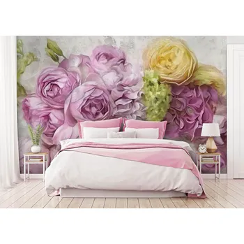 Fototapeta Malvis ® Tapeta Růže digitální malba Vel. (šířka x výška): 144 x 105 cm