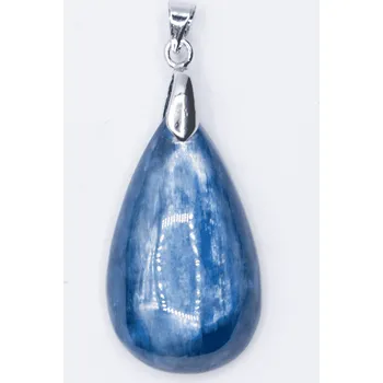 Milujeme Kameny Kyanit (Disten) - tromlovaný kámen - přívěsek KT14 237788