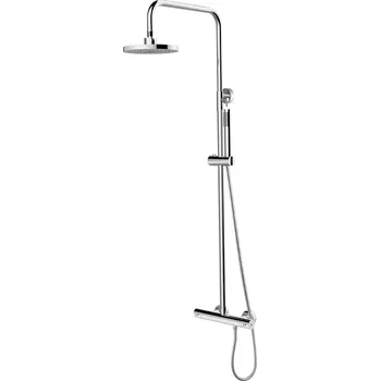 Sprchový panel Besco Decco Illusion sprchový set termostatický, chrom