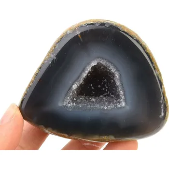 Přírodní kámen Achátová geoda s dutinou 258 g