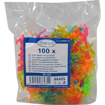 Figurky na sklenku mix 100ks Gastro