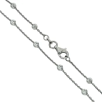 Řetízek Goldstore Stříbrný řetízek ankr s kuličkami Váha: 4.49 g, Délka: 50 cm