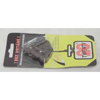 Věšák Háček Twenty univerzální tmavě hnědý U6/blistr 5 ks