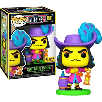 Funko Pop! 1081 Disney Villains Captain Hook Blacklight