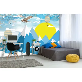 Tapeta Malvis ® Dětská tapeta Hory Vel. (šířka x výška): 144 x 105 cm