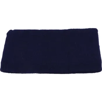 Čepice Jednobarevná jemně pletená dámská čelenka Sindey, modrá