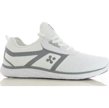 Pánská zdravotní obuv OXYPAS Pánská pracovní obuv LUCA - Bílá se světle šedou Velikost: 44