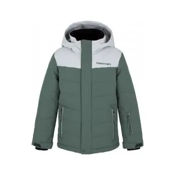 Hannah KINAM JR II dark forest/dawn blue 146 - 152; Zelená bunda + DÁREK DLE VÝBĚRU!